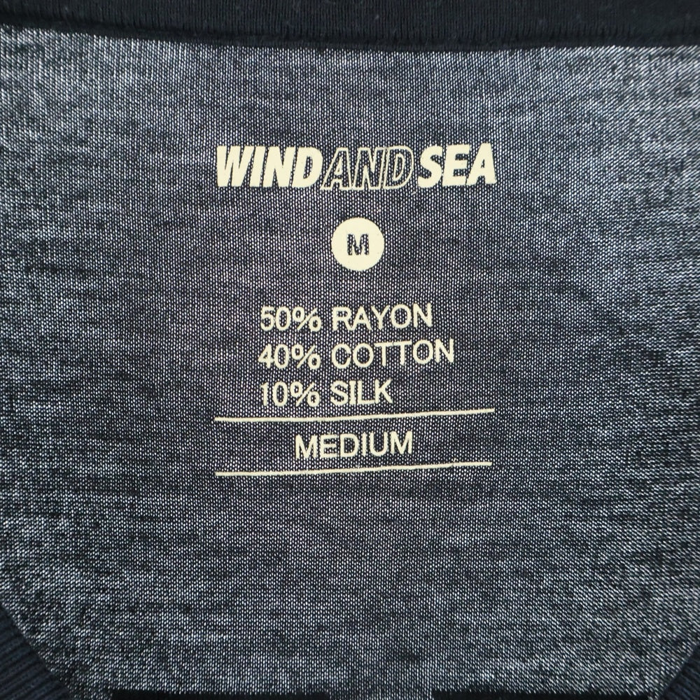 WIND AND SEA(ウィンダンシー) 両面プリントTシャツ クルーネック半袖カットソー