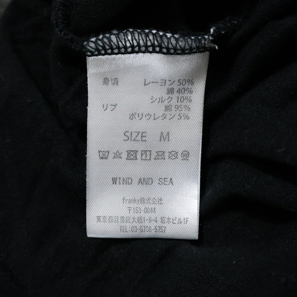 WIND AND SEA(ウィンダンシー) 両面プリントTシャツ クルーネック半袖カットソー