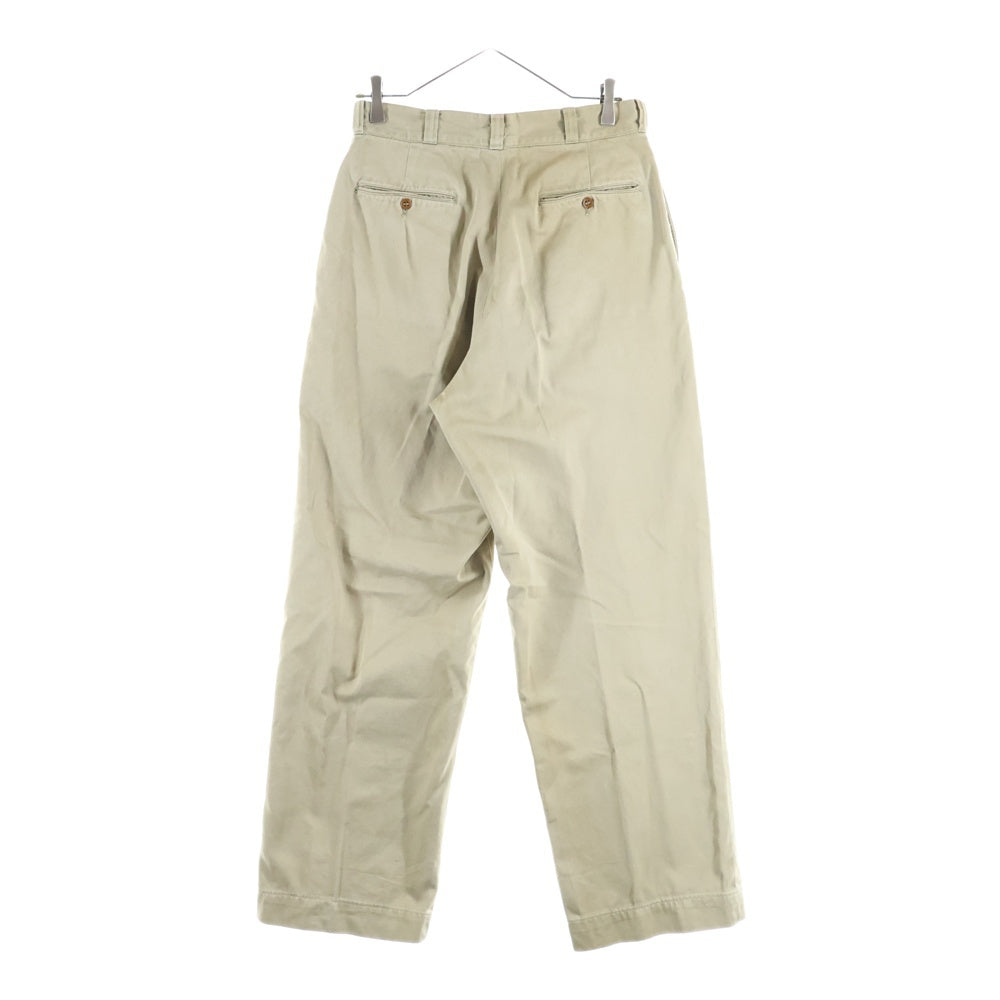 VINTAGE(ヴィンテージ) US ARMY 40s チノ トラウザー パンツ ベージュ