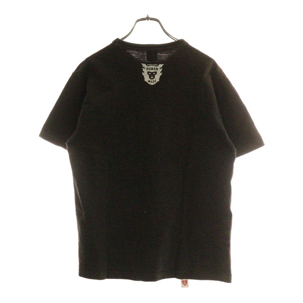 HUMAN MADE(ヒューマンメイド) DRY ALLS ロゴプリント 半袖Tシャツ コットン ブラック