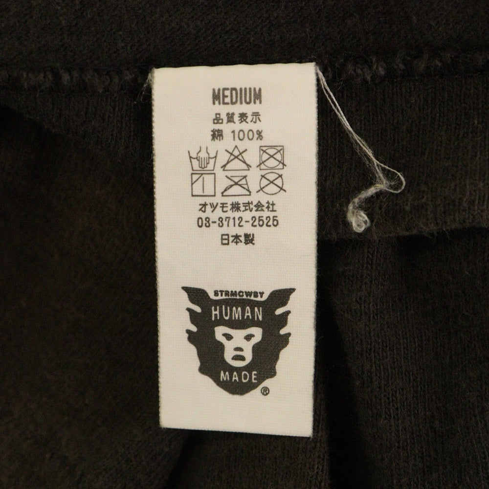 HUMAN MADE(ヒューマンメイド) DRY ALLS ロゴプリント 半袖Tシャツ コットン ブラック