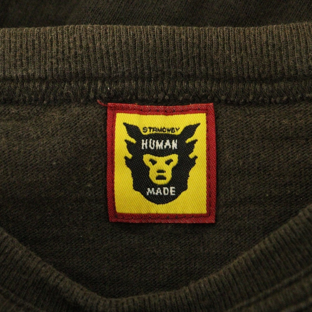 HUMAN MADE(ヒューマンメイド) タイガー プリント 半袖Tシャツ コットン ブラック