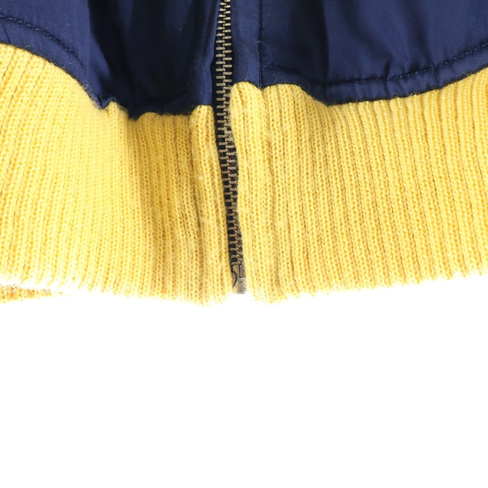 HUMAN MADE(ヒューマンメイド) 21SS グラフィック サテン ブルゾンジャケット ネイビー