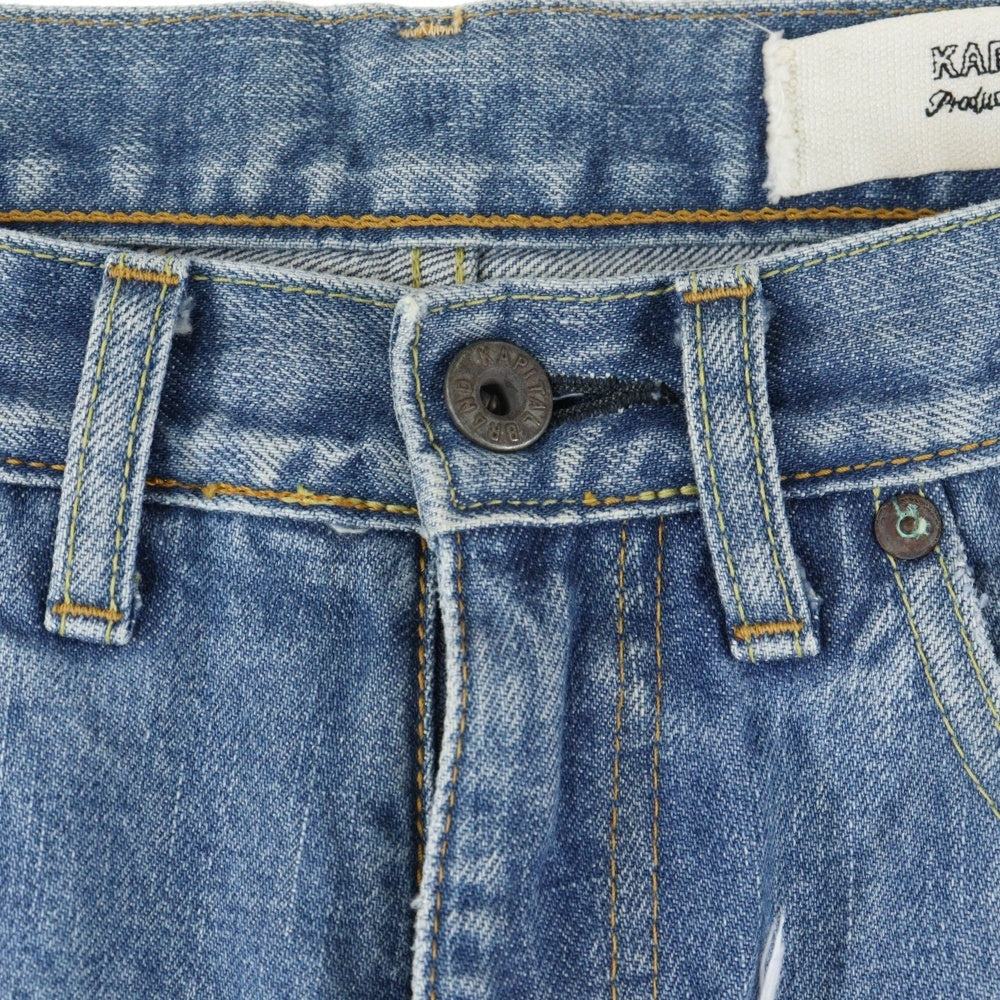 KAPITAL(キャピタル) 14Oz Denim 5P OKABILLY Gypsy Patch ジプシーパッチワークデニム インディゴ EK-1121