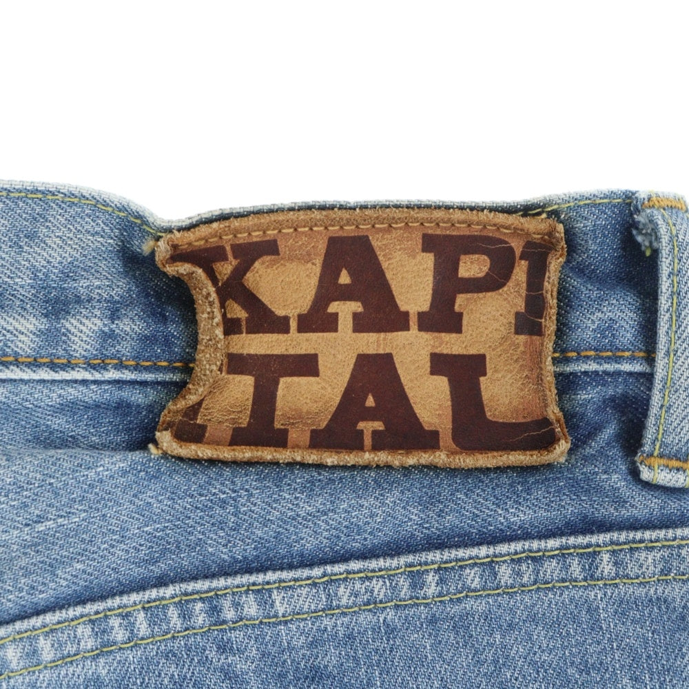 KAPITAL(キャピタル) 14Oz Denim 5P OKABILLY Gypsy Patch ジプシーパッチワークデニム インディゴ EK-1121