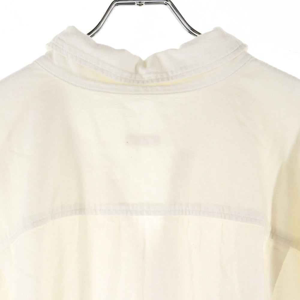 KAPITAL(キャピタル) 二重ガーゼスラッピーシャツコート ホワイト EK-602