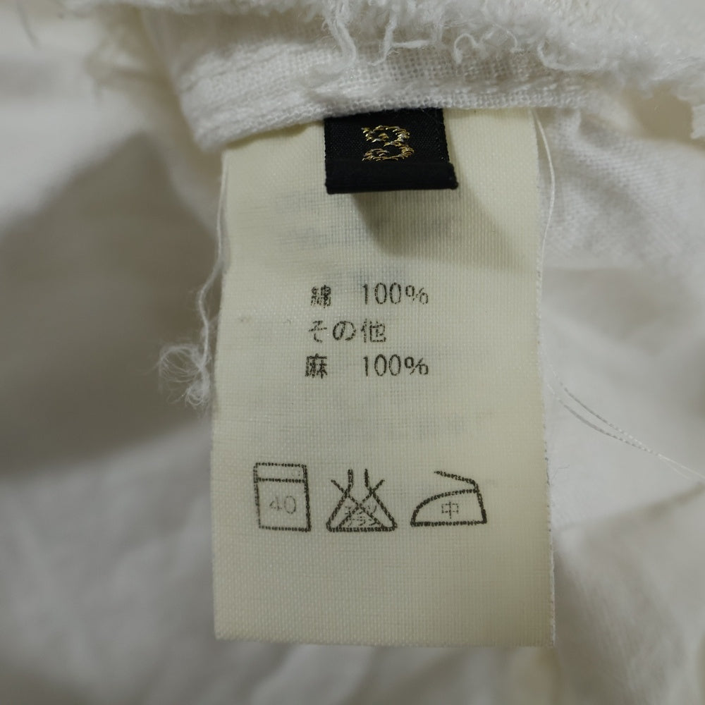 KAPITAL(キャピタル) パッチワークプルオーバーシャツ ホワイト