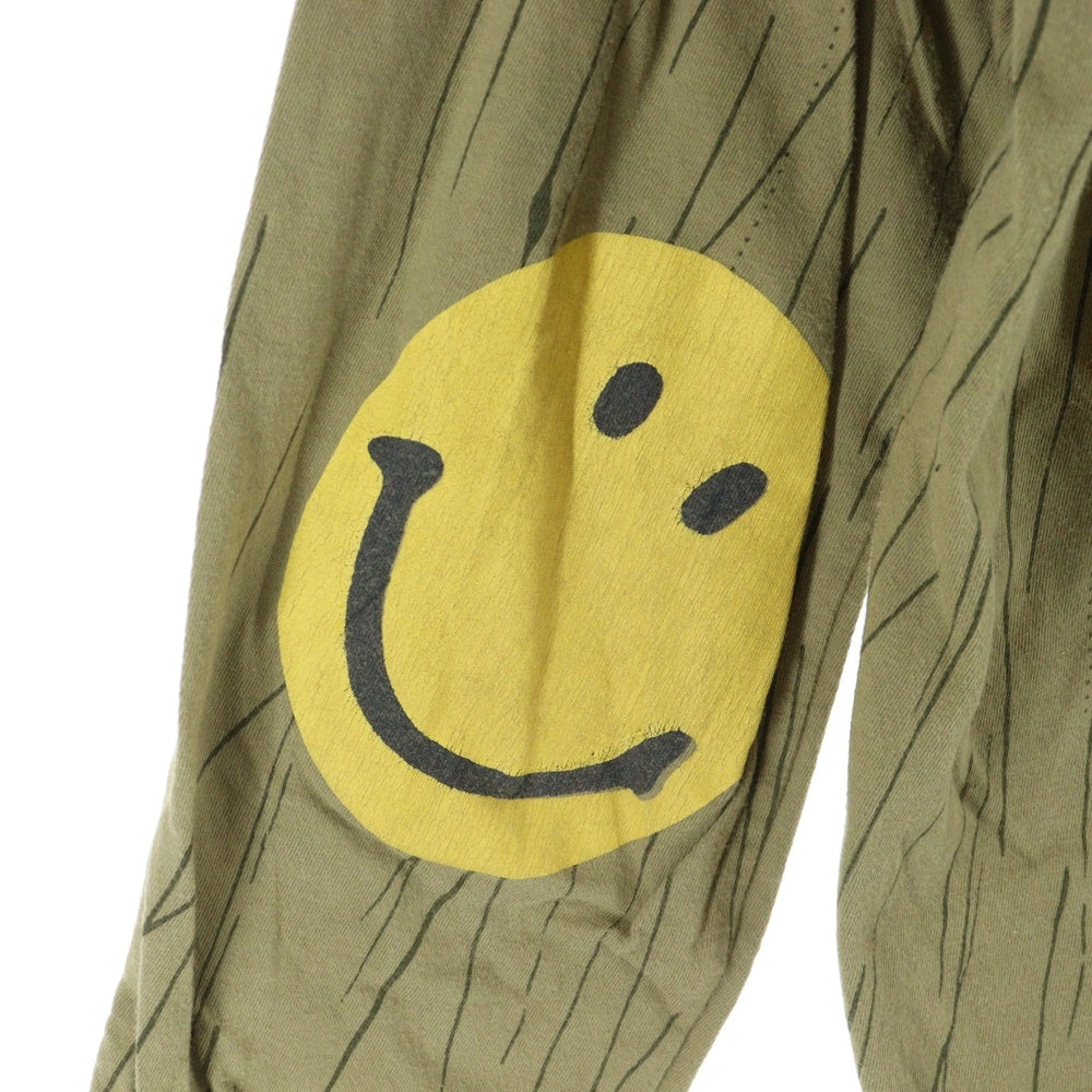 KAPITAL(キャピタル) スマイルプリント コットン長袖Tシャツ