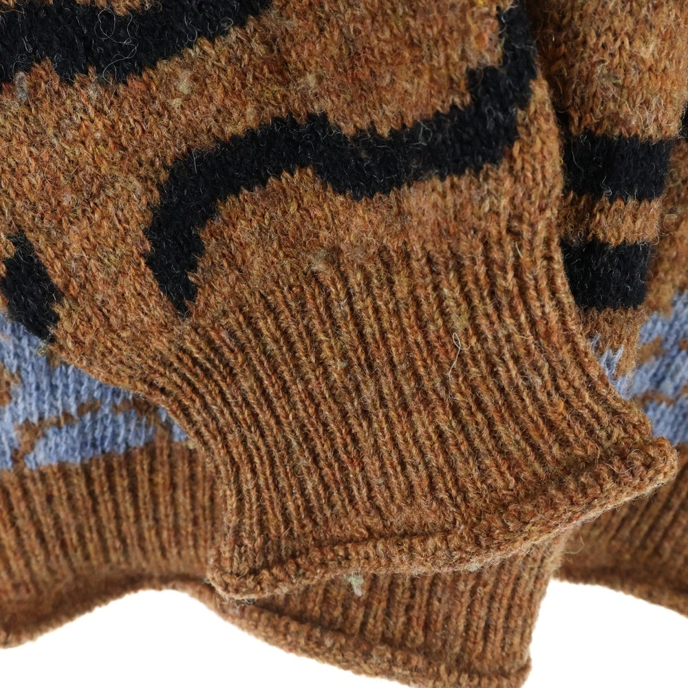 KAPITAL(キャピタル) ネパールタイガー クルーネックセーター ベージュ