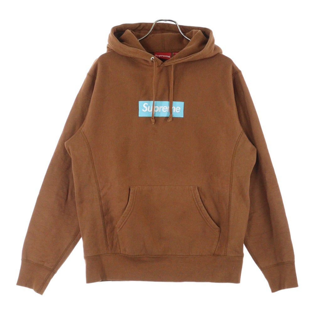 SUPREME(シュプリーム) 17AW Box Logo Hooded Sweatshirt ボックスロゴプルオーバーパーカー フーディ ブラウン