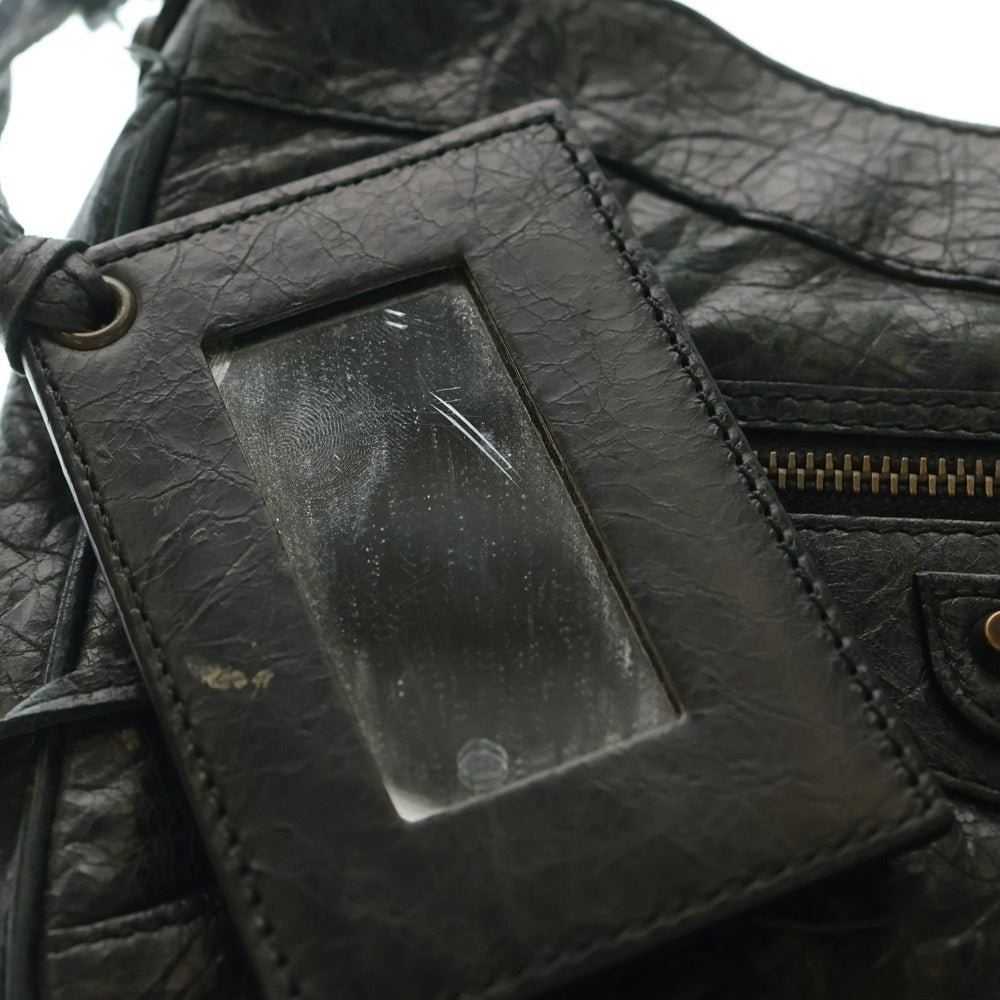 BALENCIAGA(バレンシアガ) ザ ヒップ ショルダーバッグ ブラック ゴールド金具 ラムスキン 242803 D94IT