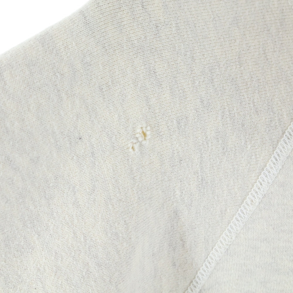 SAINT MICHAEL(セントマイケル) 23AW×木梨憲武 仮面ノリダーヴィンテージ加工 クルーネックスウェットトレーナー SM-A23-0000-C08 グレー