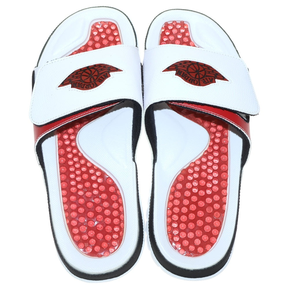 NIKE(ナイキ) 【観賞用】AIR JORDAN SLIDE 385073-161 エアジョーダン スライド サンダル US8/26.0cm ホワイト/レッド