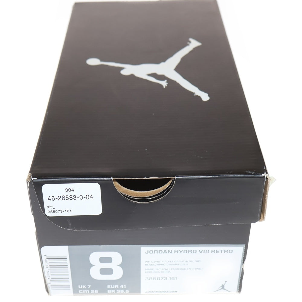 NIKE(ナイキ) 【観賞用】AIR JORDAN SLIDE 385073-161 エアジョーダン スライド サンダル US8/26.0cm ホワイト/レッド