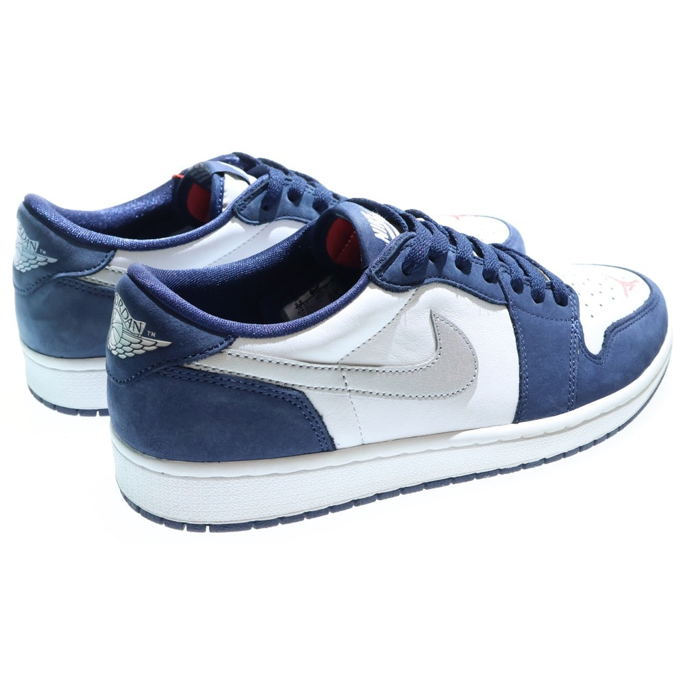 NIKE(ナイキ) SB AIR JORDAN 1 LOW QS CJ7891-400 エアジョーダン ワン ロー クイックストライク ローカットスニーカー ホワイト/ネイビー US9.5/27.5cm