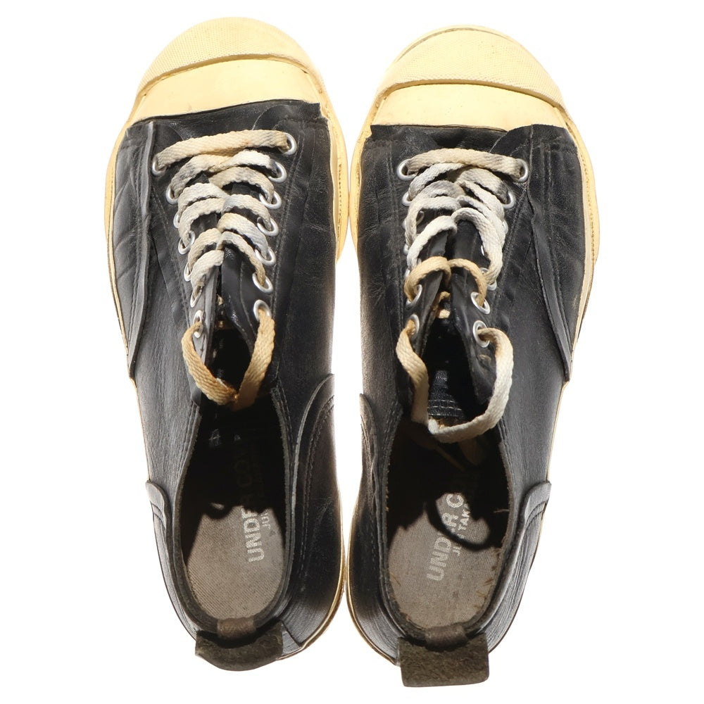 UNDAKOVRIST(アンダーカバーリスト) 初期 archive ジャックパーセル型 レザースニーカー ブラック