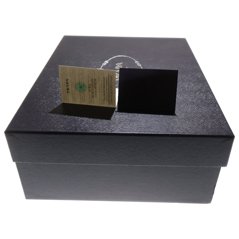 PRADA(プラダ) Leather Loafers 2DE148 ブラシッドレザー ローファー9.5 ブラック