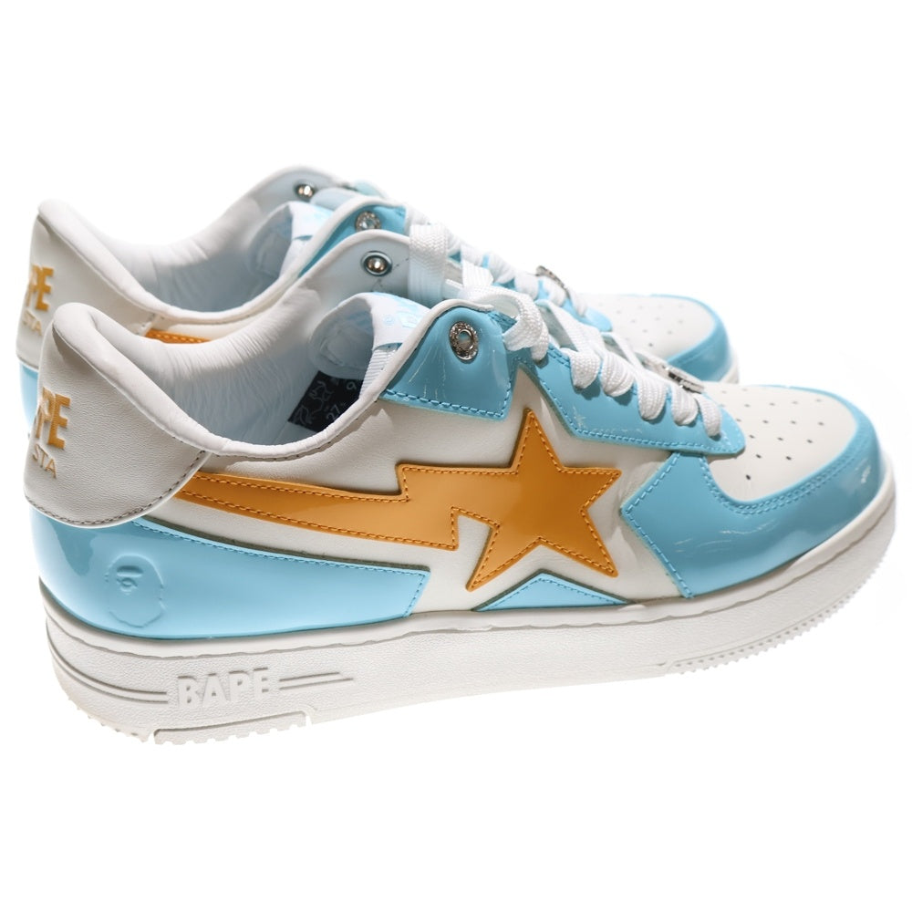 A BATHING APE(アベイシングエイプ) Bape Sta Icon Low M191307 ベイプスタ アイコン ローカットスニーカー US9.5/27.5cm ブルー/ホワイト