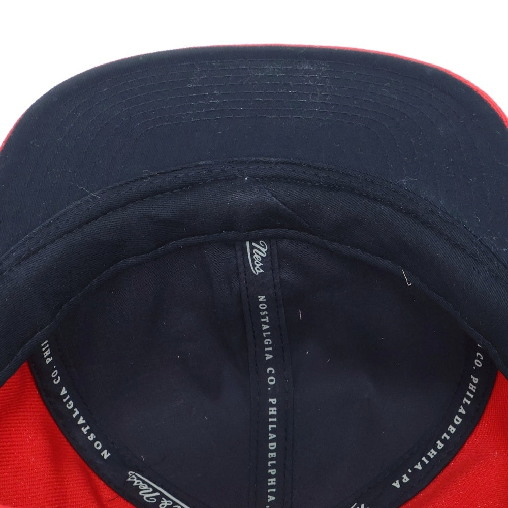 Mitchell&Ness(ミッチェル アンド ネス) シカゴブルズ スナップバッグキャップ レッド