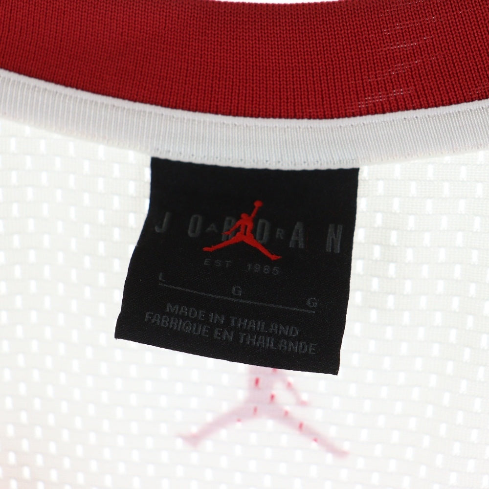 NIKE(ナイキ) WMENS JORDAN BRAND HJ0045-100 ウィメンズ バスケットボール ゲームシャツ メッシュ ホワイト/レッド