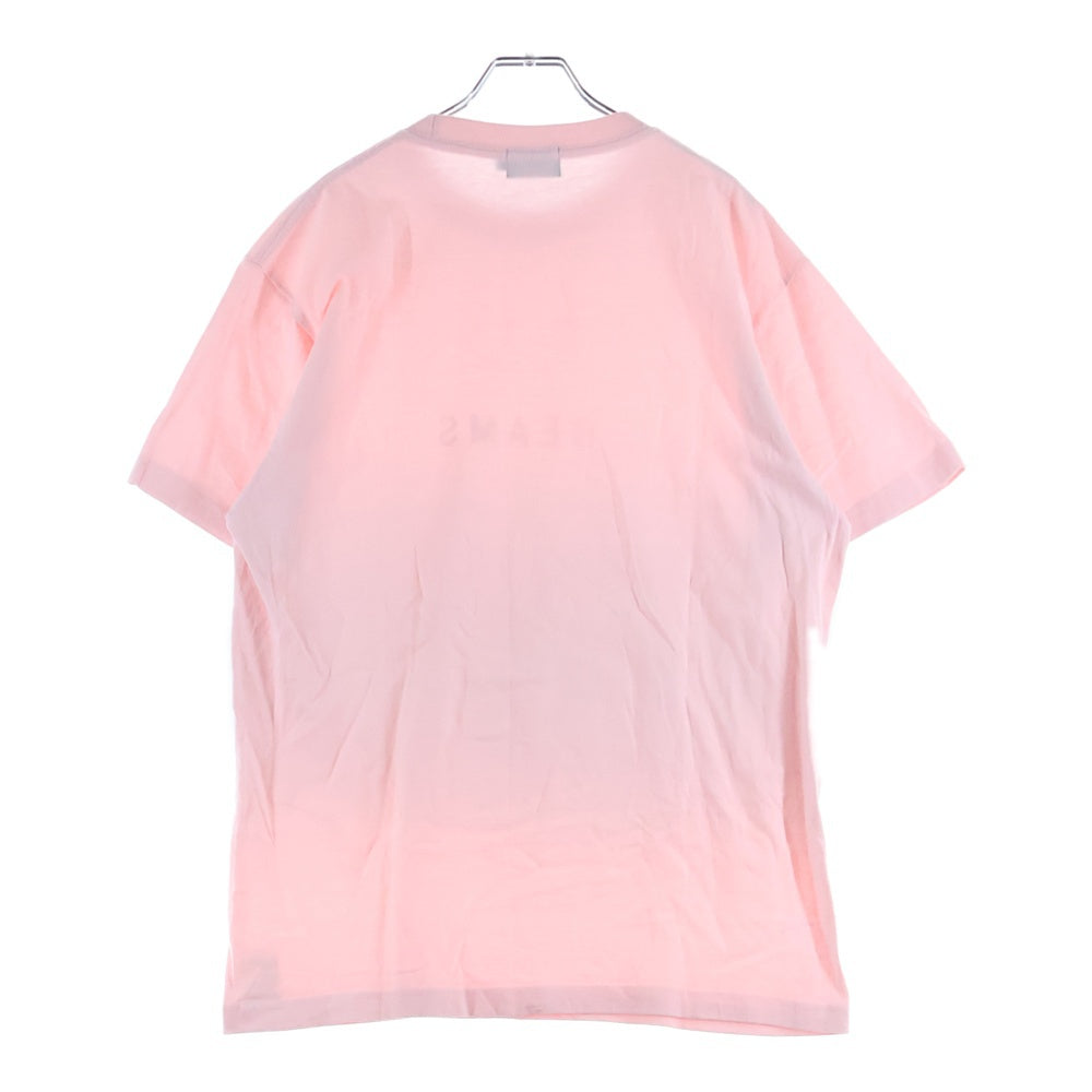 BEAMS(ビームス) 11-08-1326-591 ロゴプリント 半袖シャツ カットソー コットン ピンク
