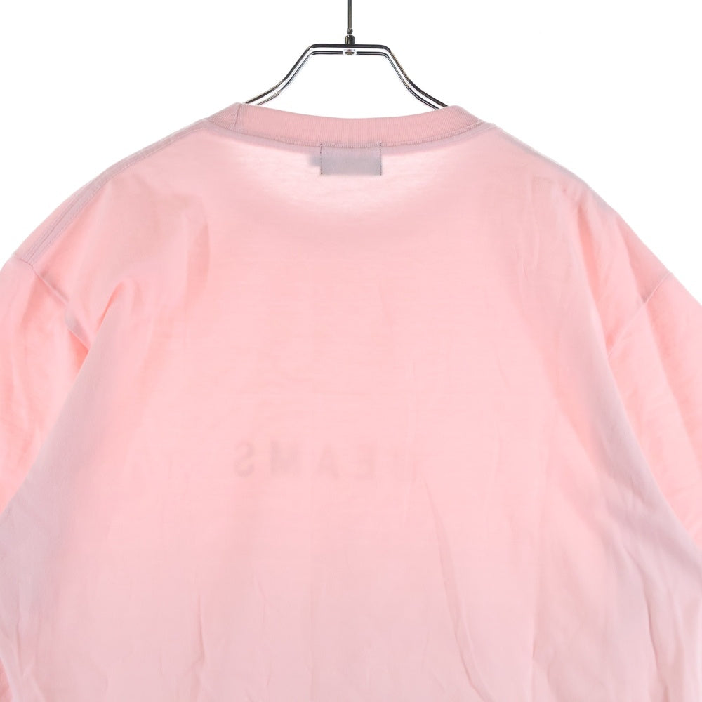 BEAMS(ビームス) 11-08-1326-591 ロゴプリント 半袖シャツ カットソー コットン ピンク