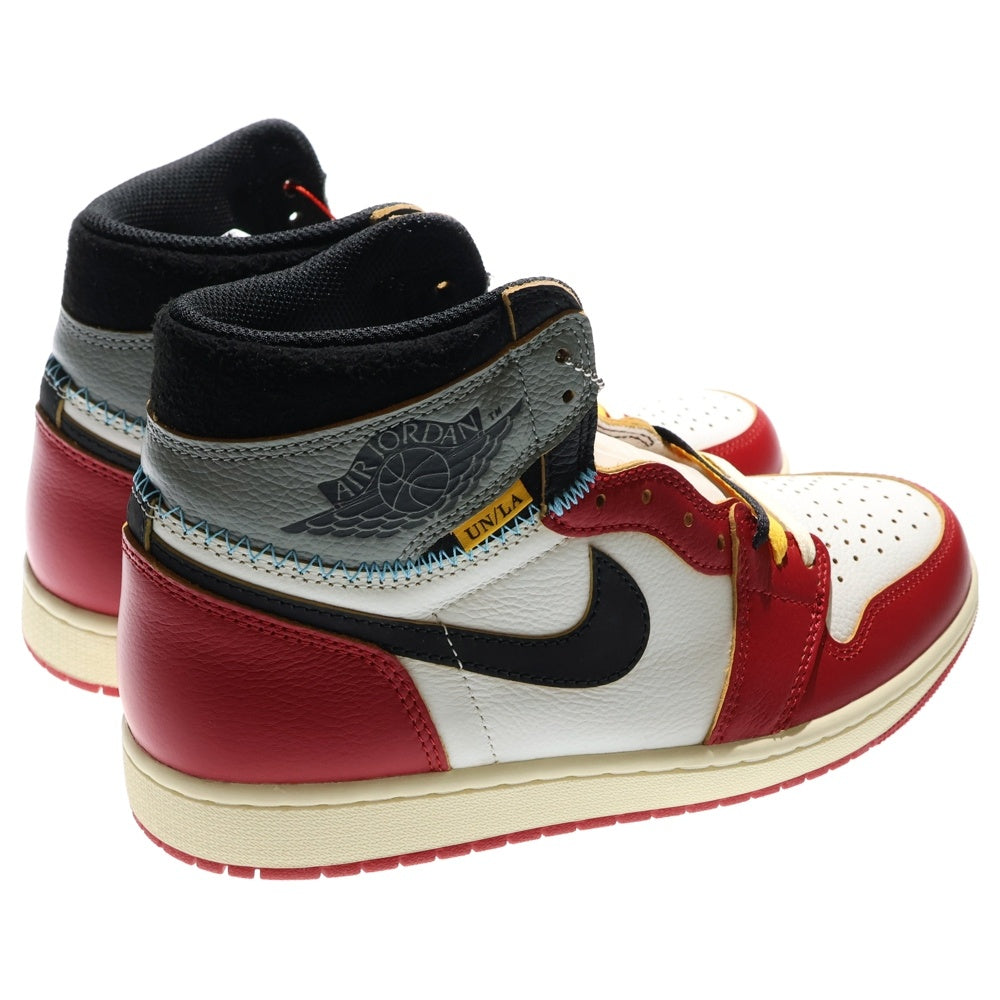 NIKE(ナイキ) ×UNION AIR JORDAN 1 RETRO HIGH OG Chicago HV8563-600 ユニオン エアジョーダン1 ハイ ハイカットスニーカー シカゴ レッド/ホワイト US9.5/27.5cm
