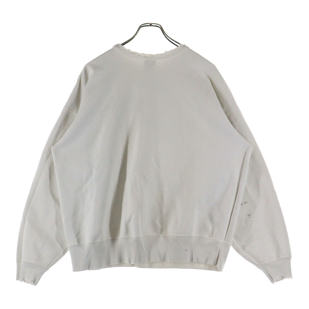 SAINT MICHAEL(セントマイケル) ×BerBerJin CREW NECK SWEAT SM-HR8-0000-C38 ベルベルジン クルーネック スウェット ホワイト