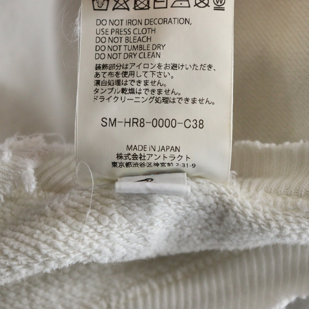 SAINT MICHAEL(セントマイケル) ×BerBerJin CREW NECK SWEAT SM-HR8-0000-C38 ベルベルジン クルーネック スウェット ホワイト