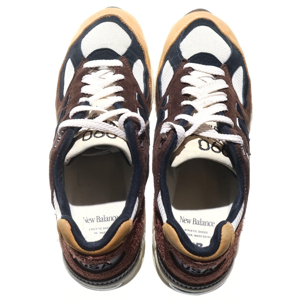 New Balance(ニューバランス) 990V2 Brown and Tan M990BB2 ブラウン アンド タン ローカットスニーカー US9/27.0cm ブラウン