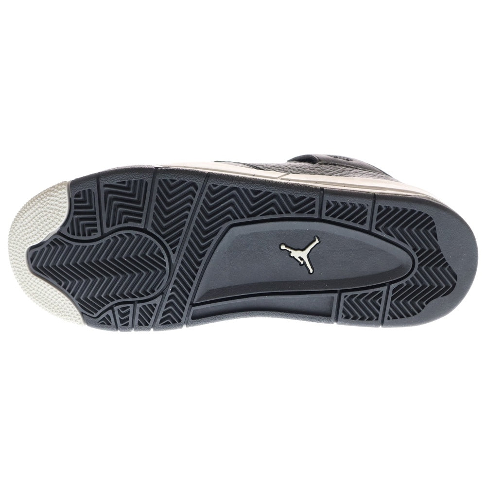 NIKE(ナイキ) 【観賞用 2015年製】GS AIR JORDAN 4 RETRO OREO 408452-003 エアジョーダン4 オレオ ハイカットスニーカー US5Y/23.5cm ブラック レディース