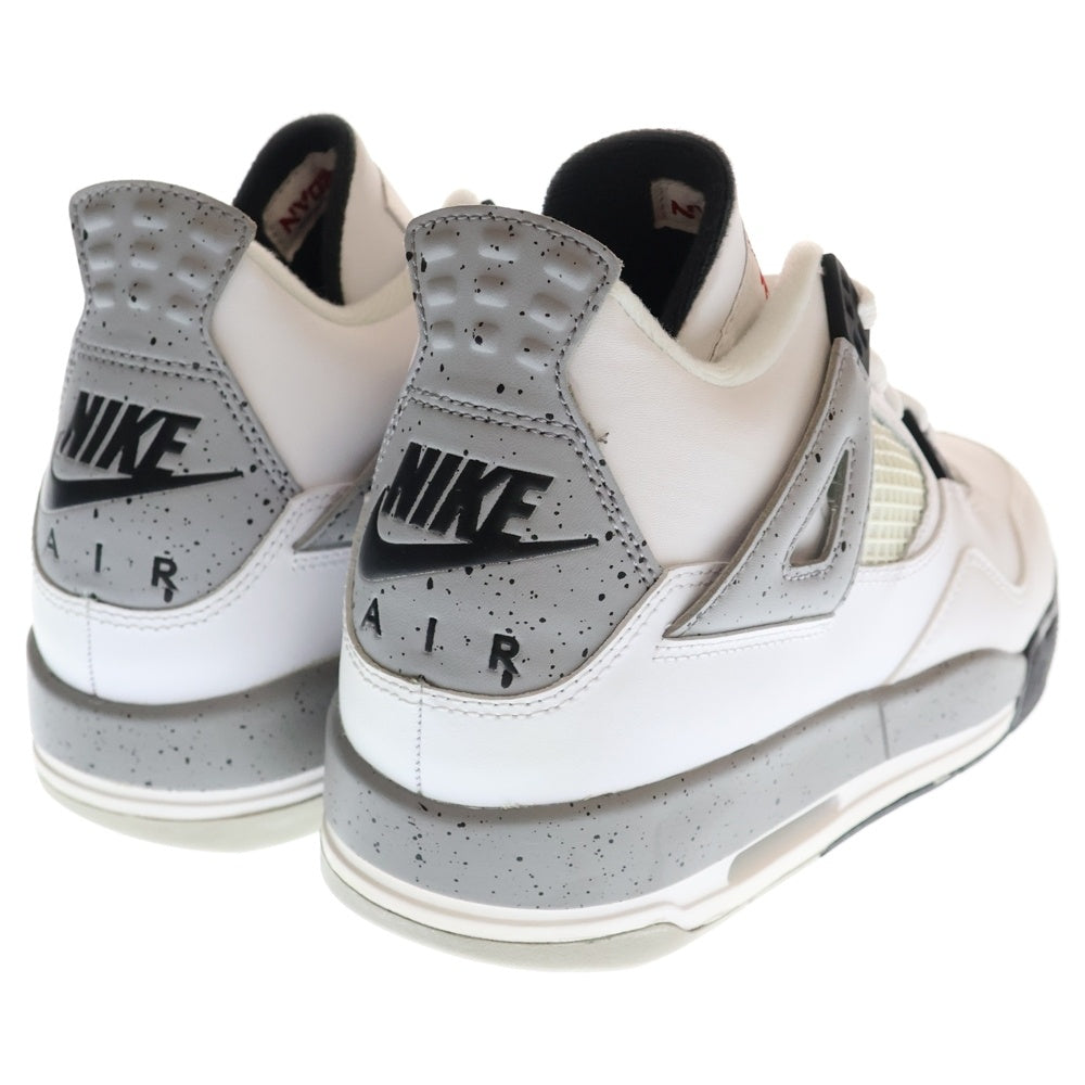 NIKE(ナイキ) 【観賞用 2016年製】GS AIR JORDAN 4 RETRO OG BG 836016-192 エアジョーダン4 ローカットスニーカー US6Y/24.0cm ホワイト レディース