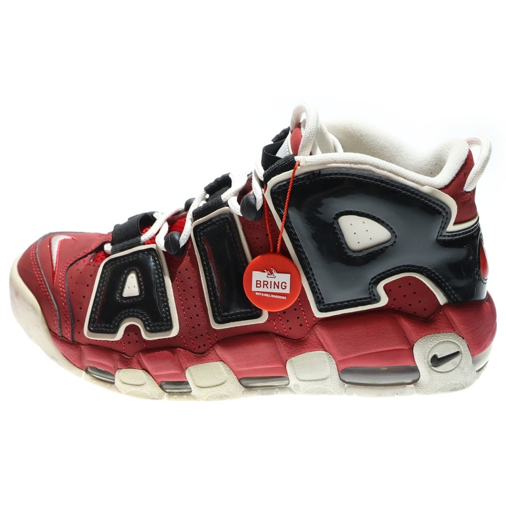 NIKE(ナイキ) AIR MORE UPTEMPO 96 921948-600 エアモアアップテンポ ハイカットスニーカー US9.5/27.5cm レッド/ブラック