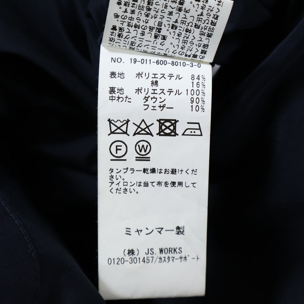 JOURNAL STANDARD(ジャーナルスタンダード) LASKA ラスカダウンベスト 19-011-600-8010-3-0 ネイビー