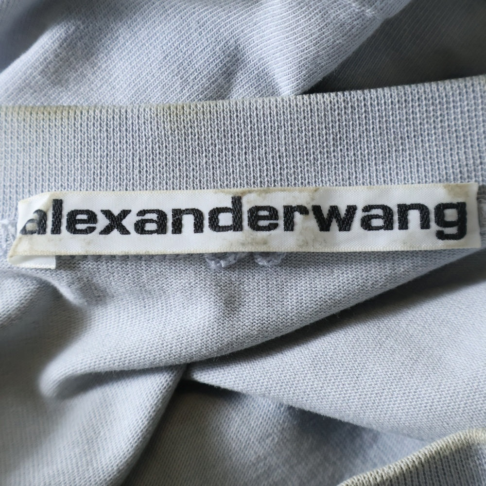 ALEXANDER WANG(アレキサンダーワン) フロントラバープリント半袖Tシャツ 半袖カットソー UCC1231599 ブルー