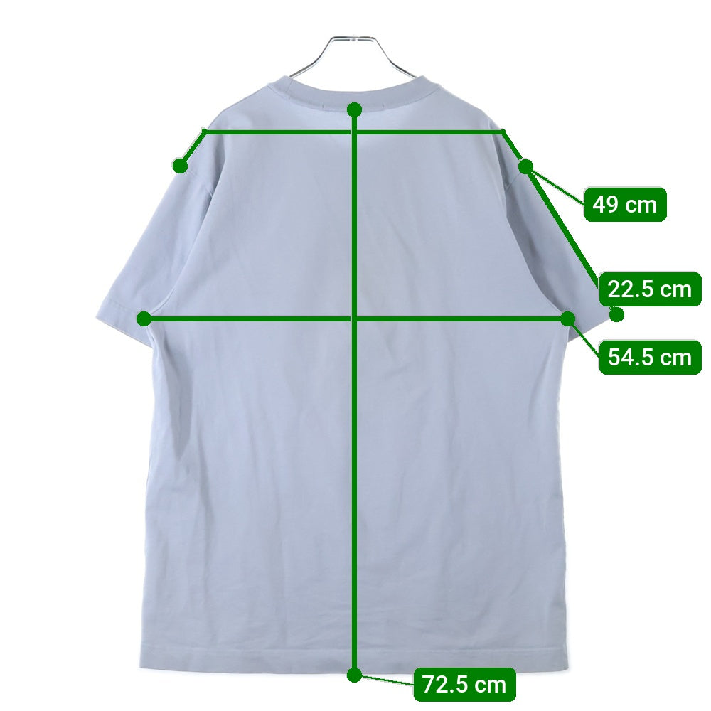 ALEXANDER WANG(アレキサンダーワン) フロントラバープリント半袖Tシャツ 半袖カットソー UCC1231599 ブルー