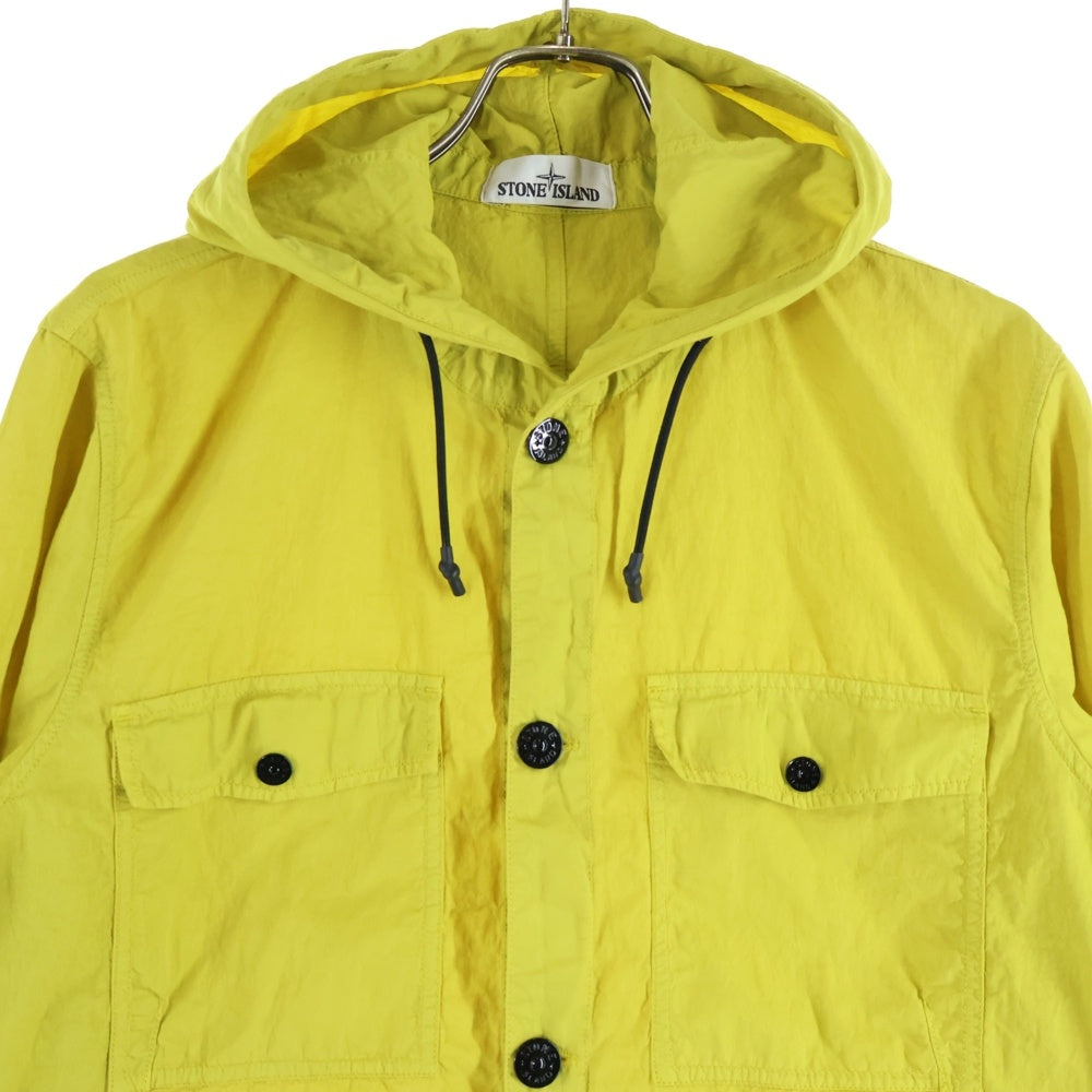 STONE ISLAND(ストーンアイランド) MOUNTAIN HOODIE 701510608 マウンテン ナイロンパーカー イエロー