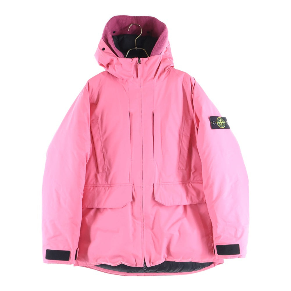 STONE ISLAND(ストーンアイランド) RIOSTOP GORE-TEX 731540230 リオストップ ゴアテックス ロゴワッペン ダウンジャケット ピンク