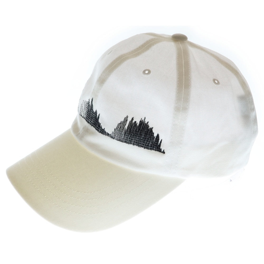 ALMOSTBLACK(オールモストブラック) GHOST EMBROIDERY 25SSGAB-AC03 6P CAP ゴースト エンブロイ キャップ ホワイト