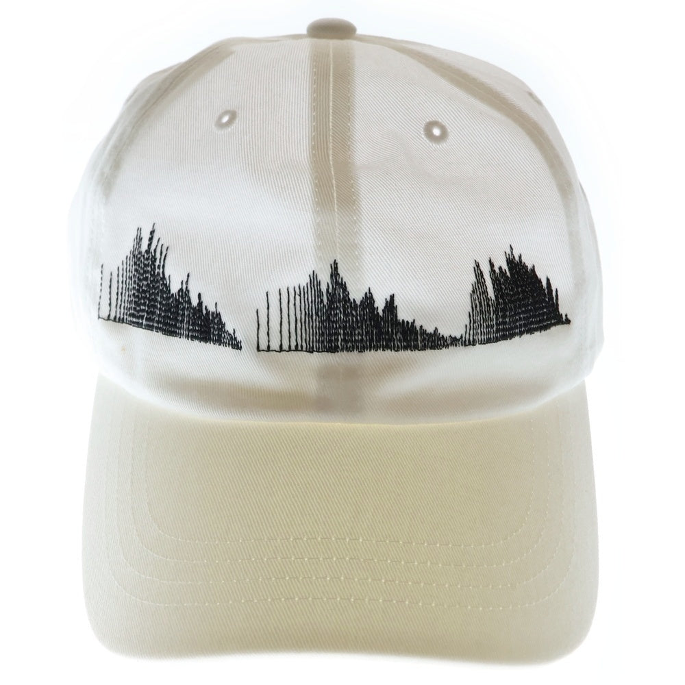 ALMOSTBLACK(オールモストブラック) GHOST EMBROIDERY 25SSGAB-AC03 6P CAP ゴースト エンブロイ キャップ ホワイト