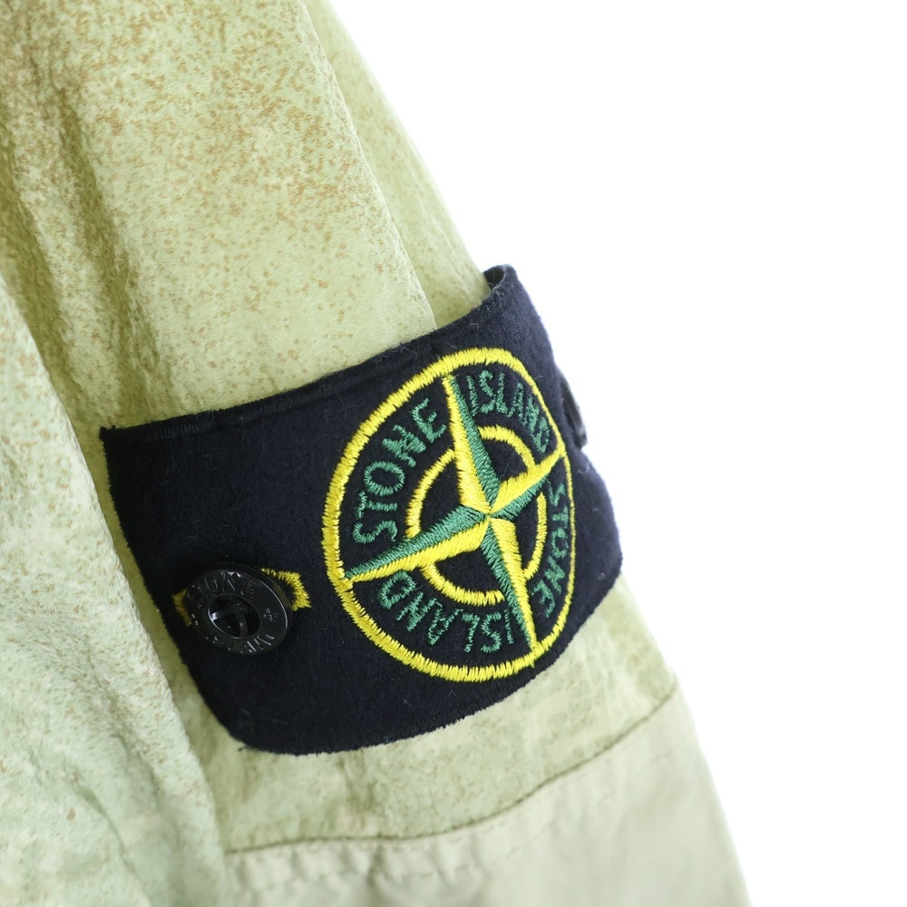 STONE ISLAND(ストーンアイランド) Grid Camo Hooded Jacket 8015438E1 グリッド カモフードジャケット グリーン