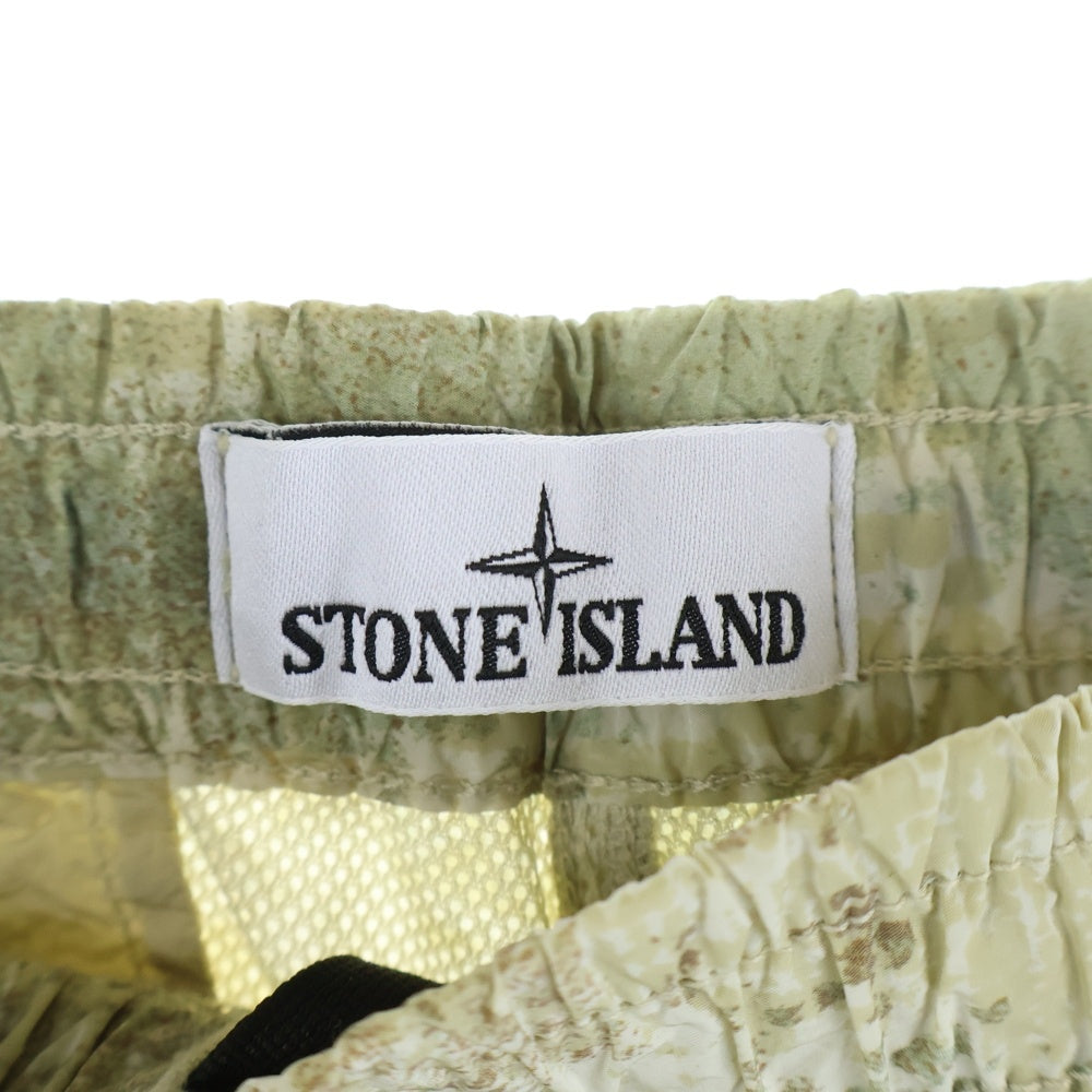STONE ISLAND(ストーンアイランド) CAMOUFLAGE NYLON PANTS 8015662E1 カモフラージュナイロンパンツ グリーン
