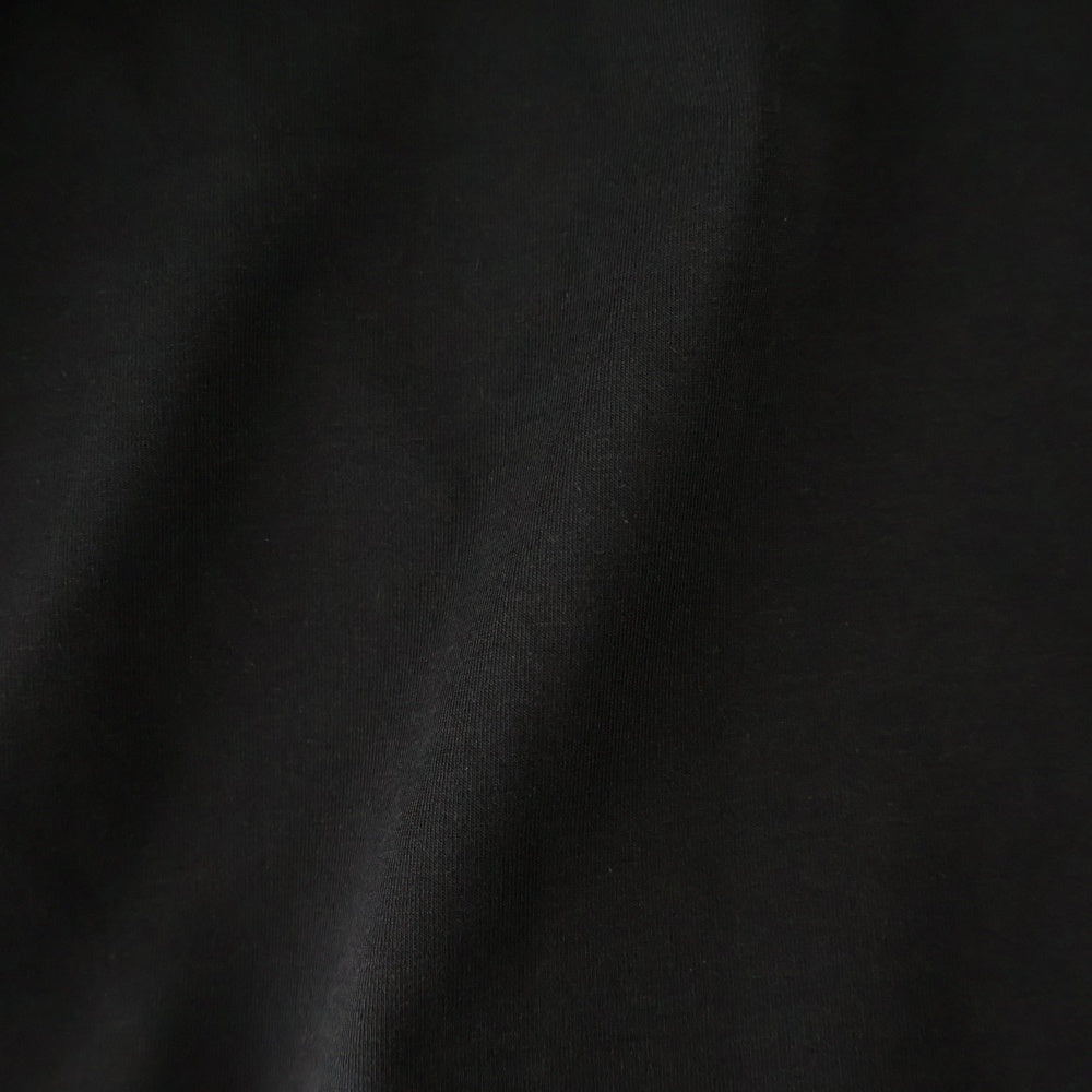 ALMOSTBLACK(オールモストブラック) 無地 半袖Tシャツ カットソー コットン 25SSGAB-CS02 ブラック