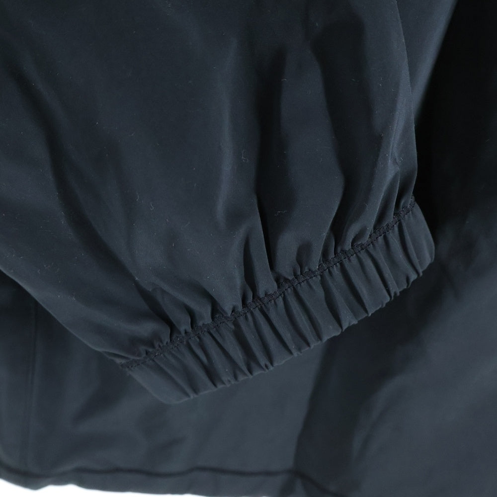 ALMOSTBLACK(オールモストブラック) WOVEN WATER-REPELLENT HOOD BLOUSON 25SSGAB-BL01 ウーブン ウォーターリペレント マウンテンパーカー ブラック