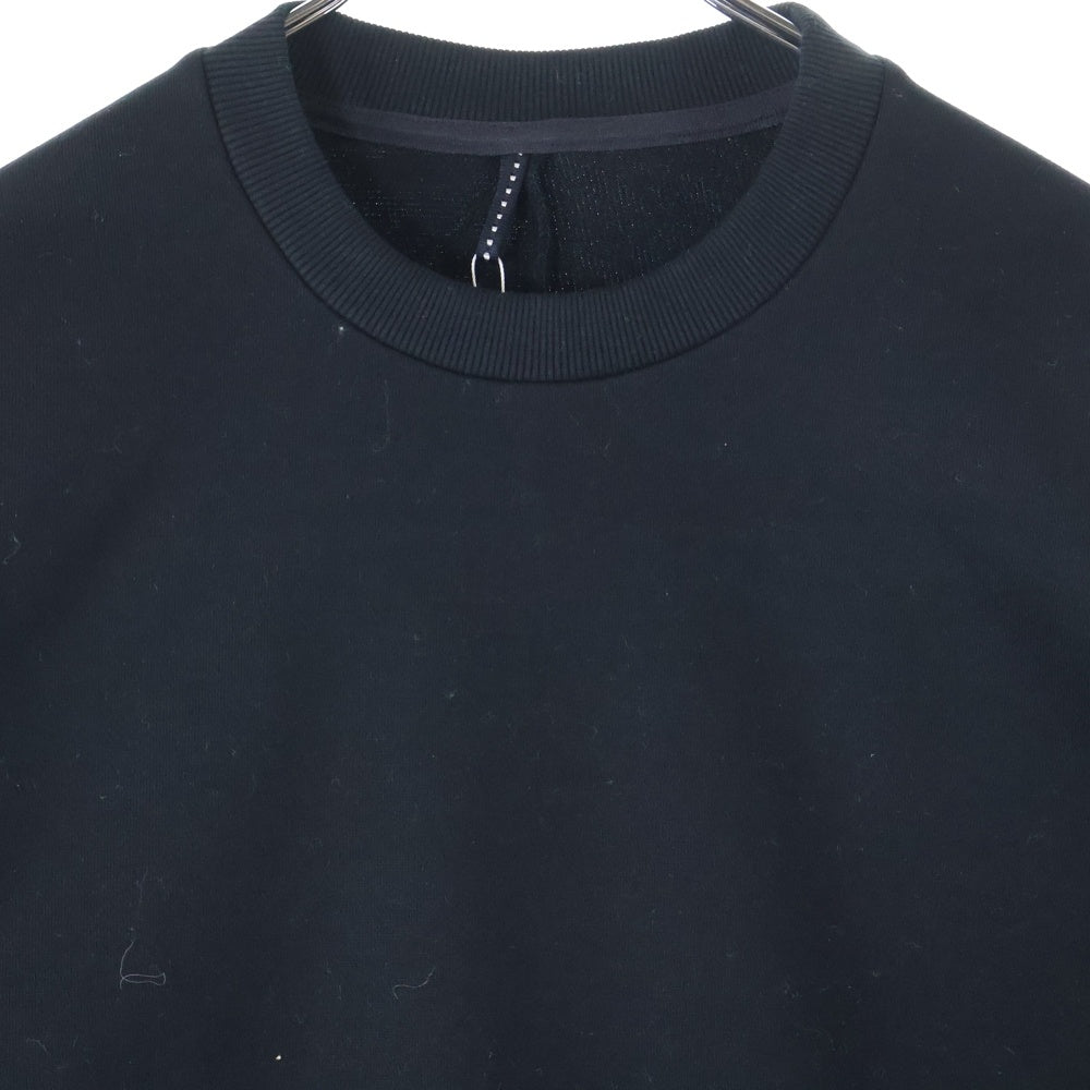 ALMOSTBLACK(オールモストブラック) GHOST 3D CREW REFLECT PRINT NECK SWEAT 25SS-GAB-CS01 スウェット ブラック