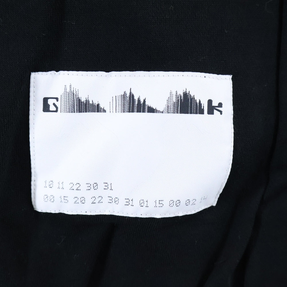 ALMOSTBLACK(オールモストブラック) GHOST 3D CREW REFLECT PRINT NECK SWEAT 25SS-GAB-CS01 スウェット ブラック