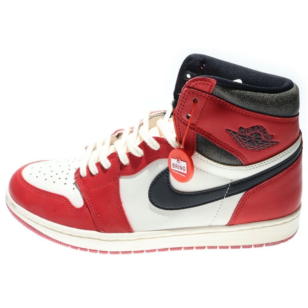 NIKE(ナイキ) AIR JORDAN 1 LOST&FOUND DZ5485-612 エアジョーダン1 ロスト&ファウンド シカゴ ハイカットスニーカー ホワイト/レッド US12/30.0cm
