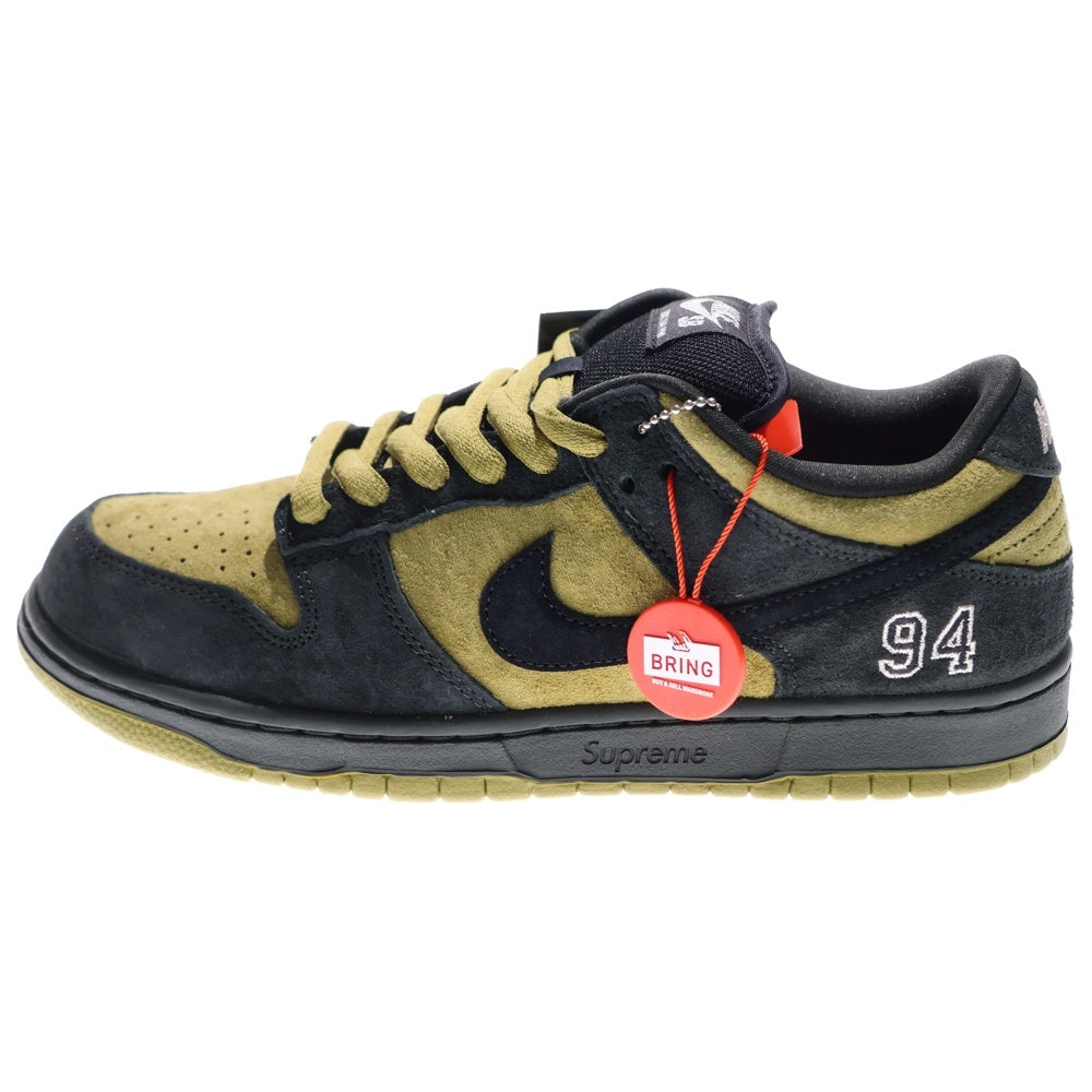 NIKE SB(ナイキエスビー) ×SUPREME DUNK LOW CAMPER GREEN HQ8487-300 アジア限定 ダンク ローカットスニーカー US9/27.0cm グリーン