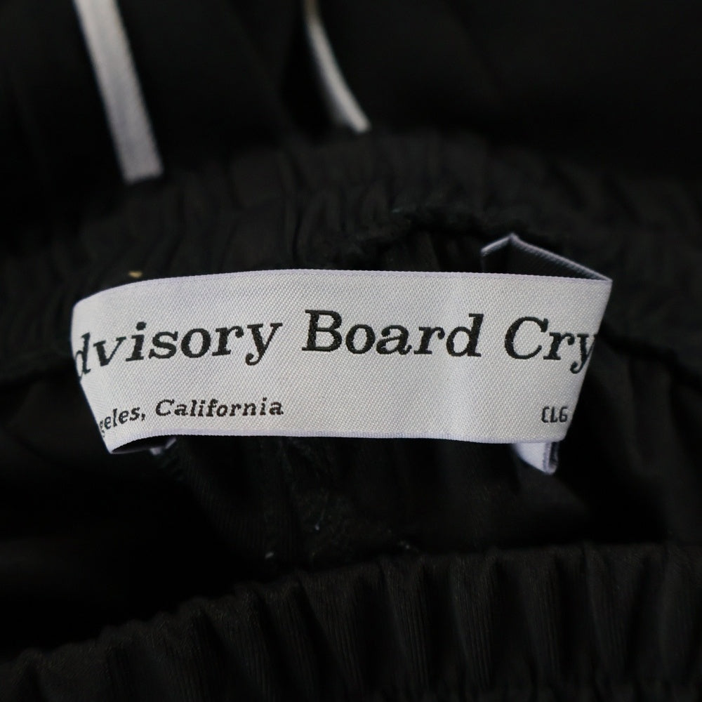 Advisory Board Crystals(アドバイザリー ボード クリスタルズ) TRACK PANTS トラックパンツ ブラック