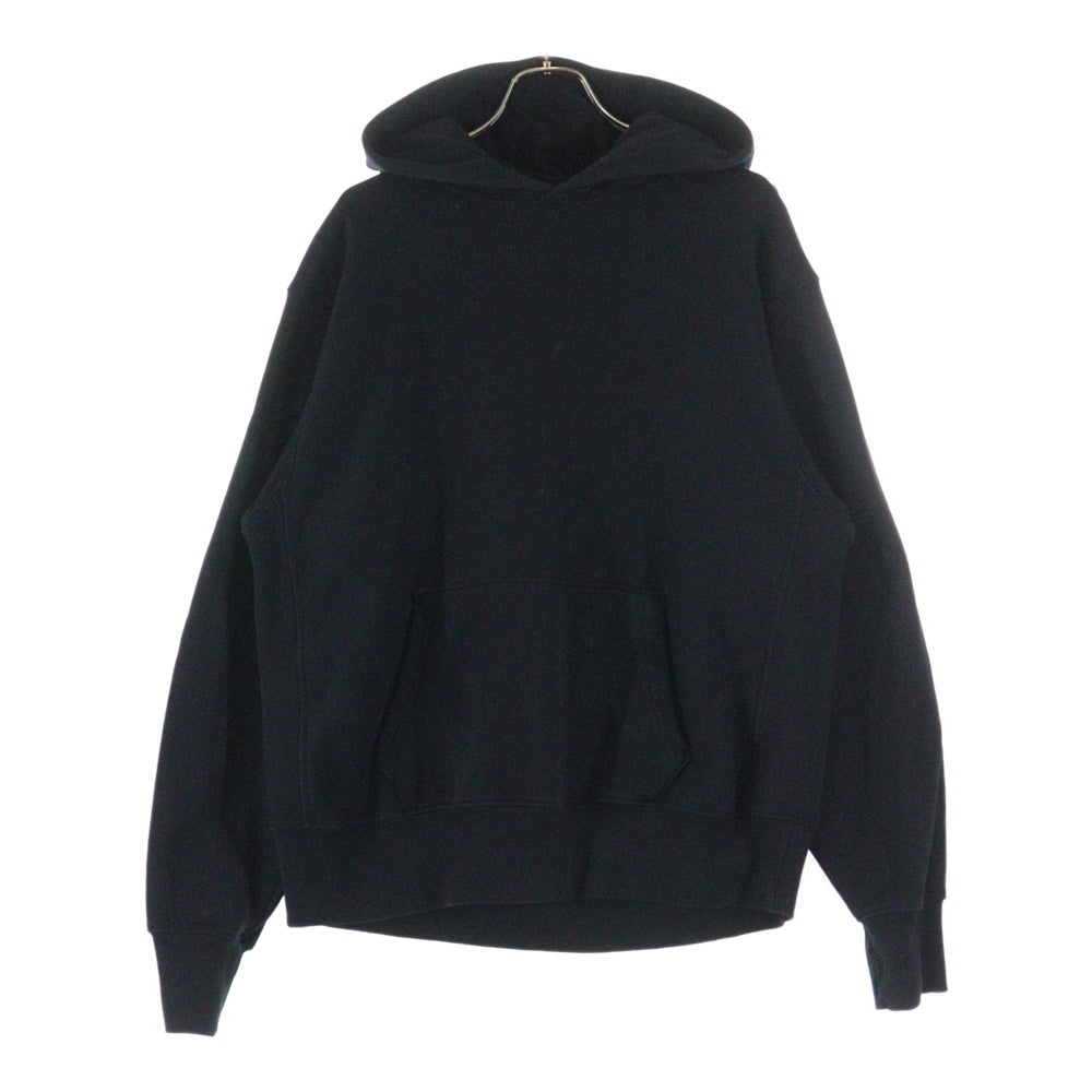 LES TIEN(レスティエン) CROPPED HOODIE クロップドフーディー プルオーバーパーカー ブラック
